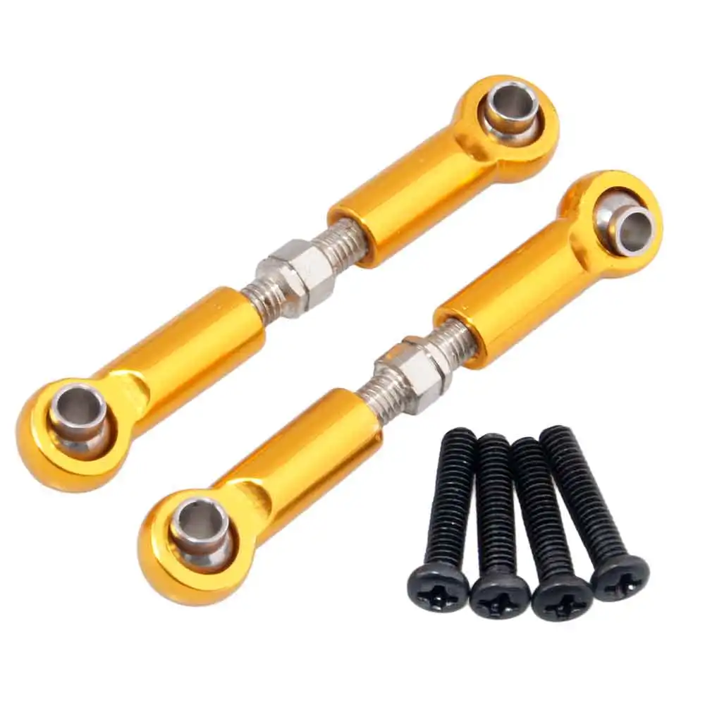 2 шт. Регулируемая тяга Алюминиевый F/R сервопривод руля для Rc хобби модель