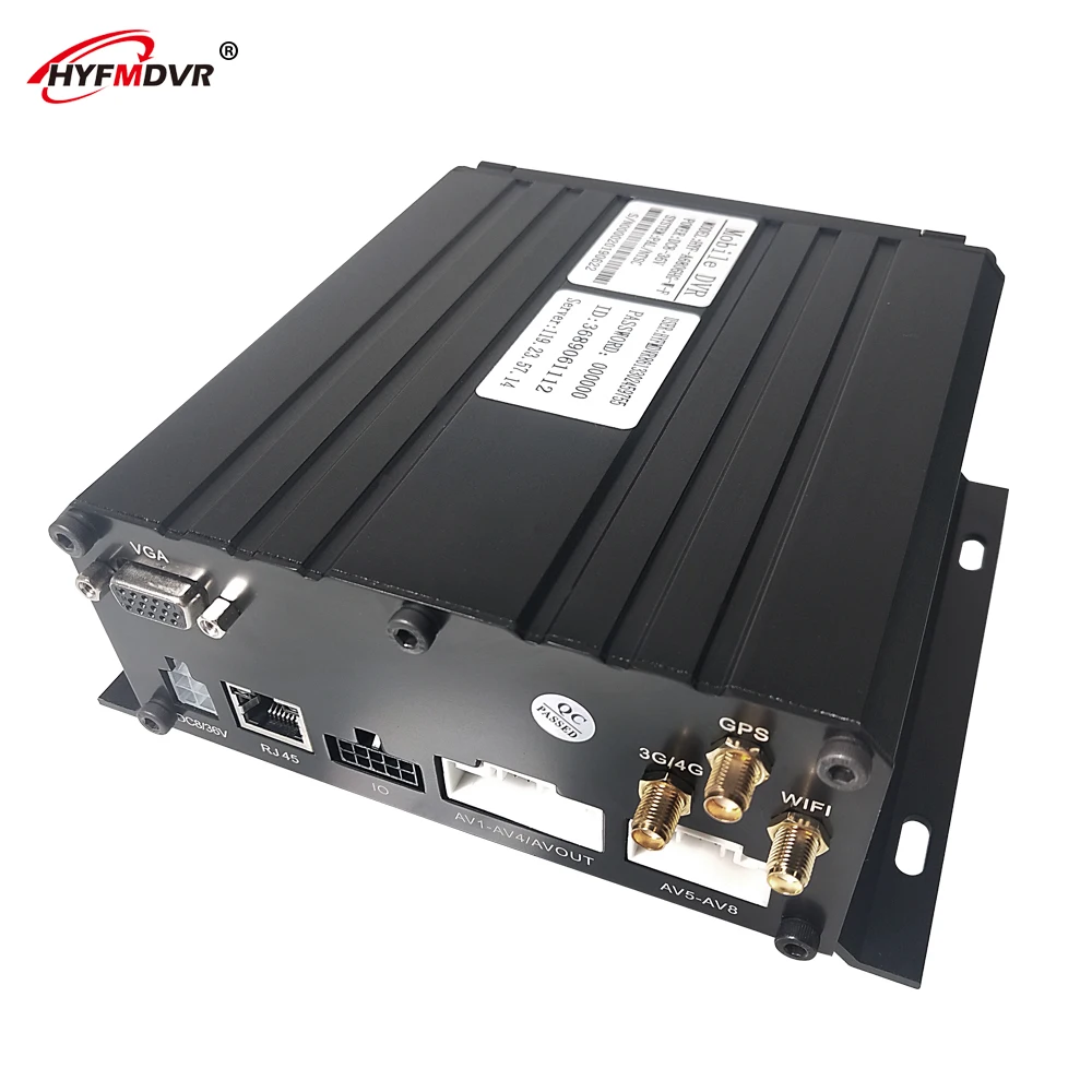 HYFMDVR заводом источников Удаленный 4g gps Wi-Fi 8-канальный Винчестеров HDD/sd