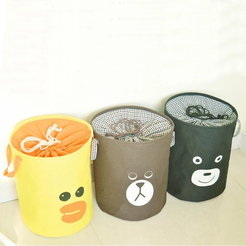 Корзина для белья в виде мультяшного медведя 1 набор/4 шт. украшение одежды