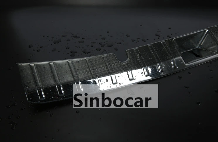 Внутренняя накладка покрышка заднего бампера из нержавеющей стали для Subaru XV черный