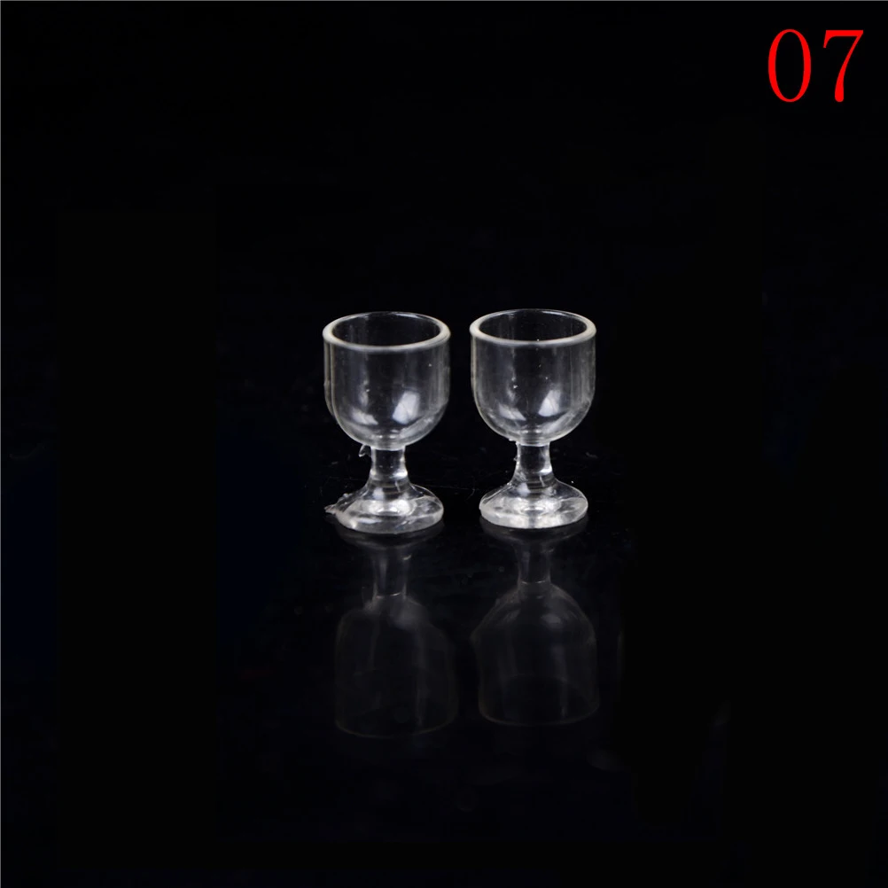 1/2 шт. пластиковые мини чашки для кукольного домика|miniature tableware|drink miniaturesdollhouse mini |