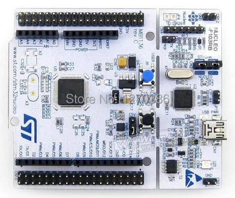 Бесплатная доставка! NUCLEO F103RB STM32 Nucleo Development Board STM32F103RBT6|board|board boardboard development |