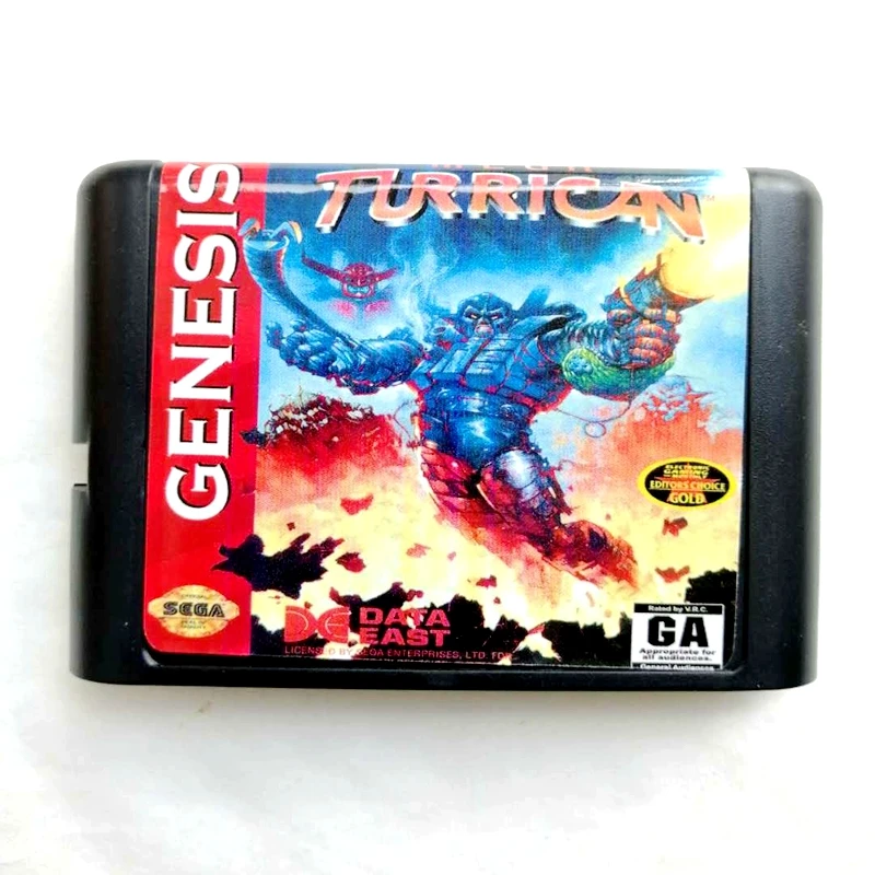 Turrican 16 бит MD карта памяти для Sega Mega Drive 2 SEGA Genesis Megadrive | Электроника