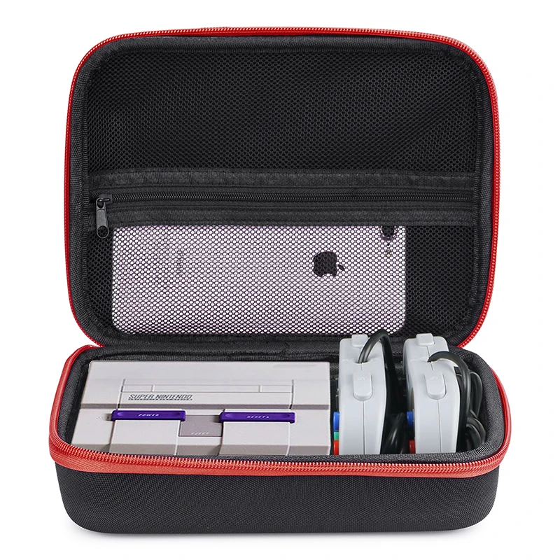Дорожный Чехол для переноски EVA жесткий чехол Nintendo Super NES SNES Classic Mini Edition Защитная