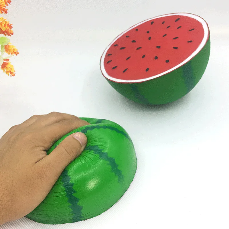 Новинка большой арбуз мягкая медленно восстанавливающая форму игрушка 15 см