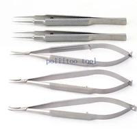 instruments set 12 5141618cm scissorsneedle holders tweezers stainless steel instruments ophthalmic surgical tools
