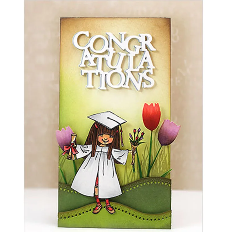 Письмо поздравительные металлические штампы трафареты для сделай сам