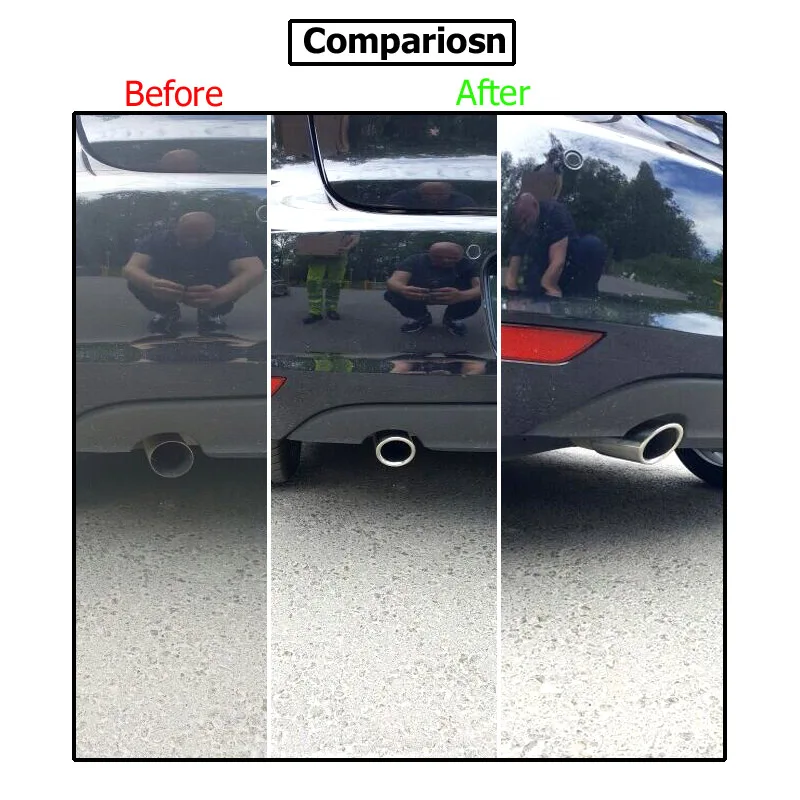 2 шт. стальной автомобильный глушитель выхлопной трубы наконечник для VW Jetta 1 4 T Golf