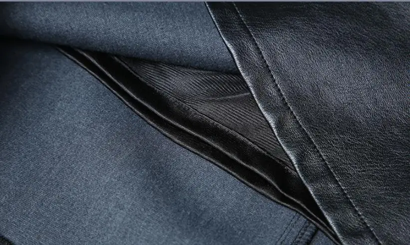 Женские тонкие юбки из искусственной кожи S/5Xl черная тонкая кожаная юбка большого размера Повседневная Мини Saias женская кожаная юбка Saias K982