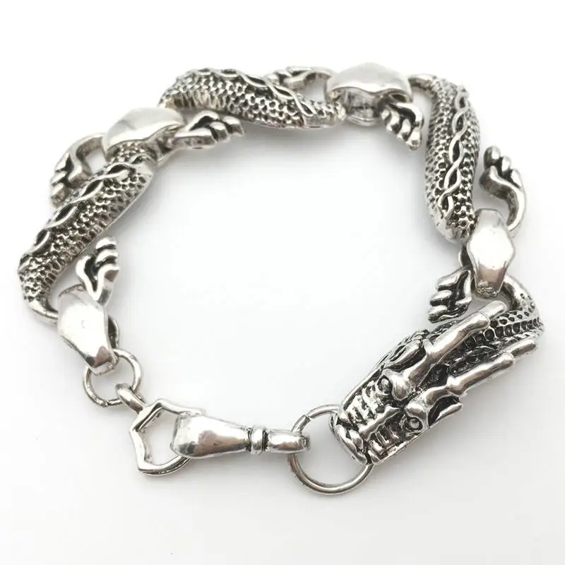 KUNIU 1 шт Красивый Дракон Дизайн украшения браслет пистолет черный цвет модные