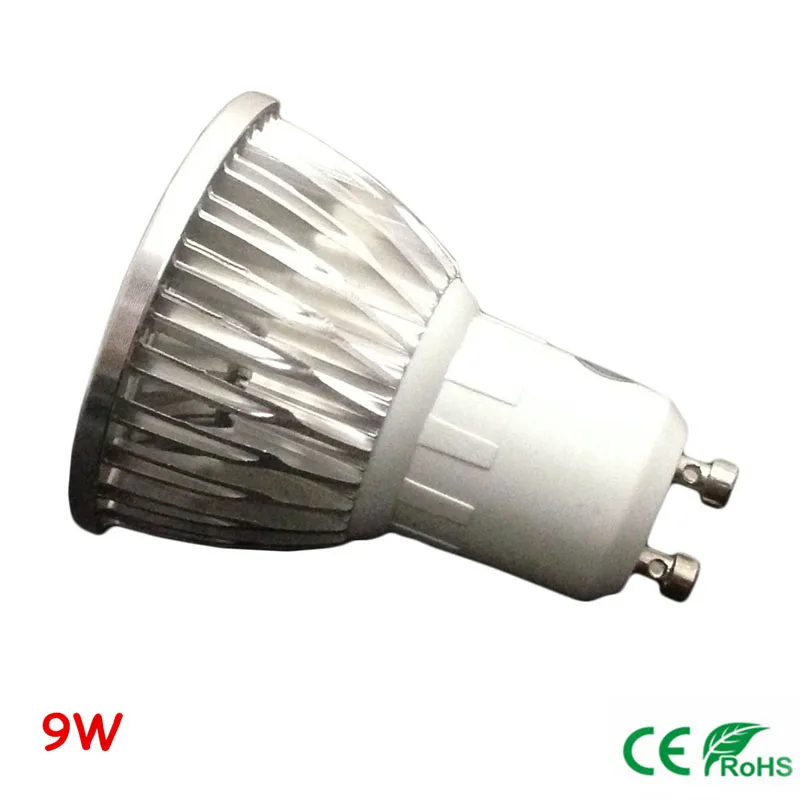 1 шт. GU10 УДАРА светодиодный лампы пятно света AC85-265V/110 В/220 В 9 Вт 12 15 вт СВЕТОДИОДНЫЙ
