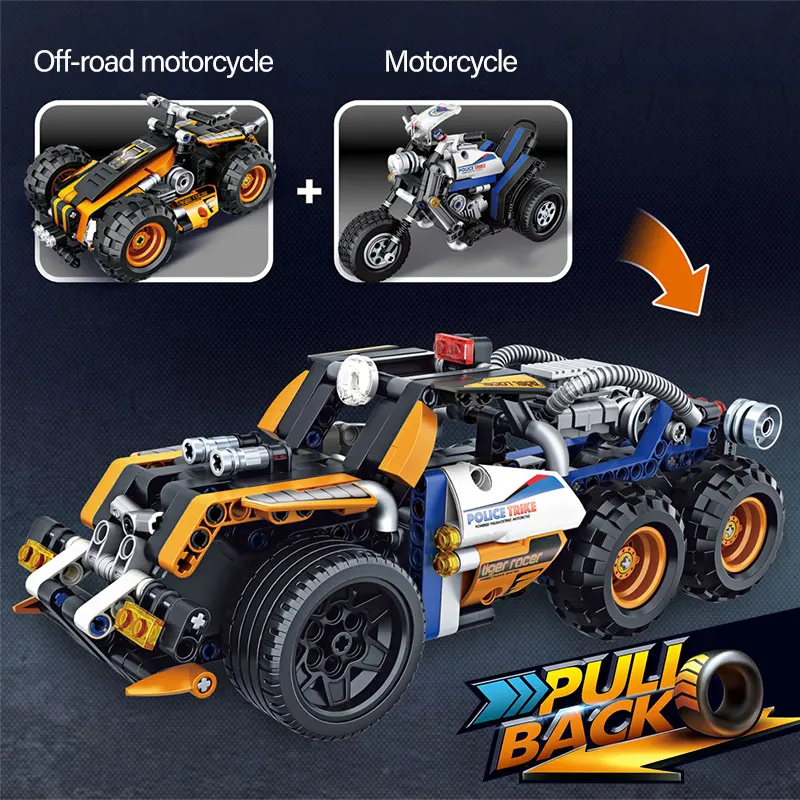 Город бездорожья гонщик вытяните назад автомобиль модель мотоцикла