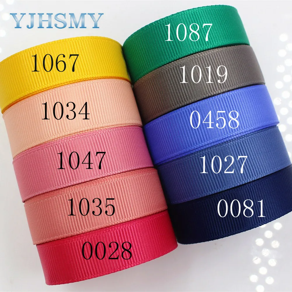 YJHSMY J 17606 L16MM 0028 16 мм 10 ярдов однотонные ленты термопечать grosgrain Свадебные