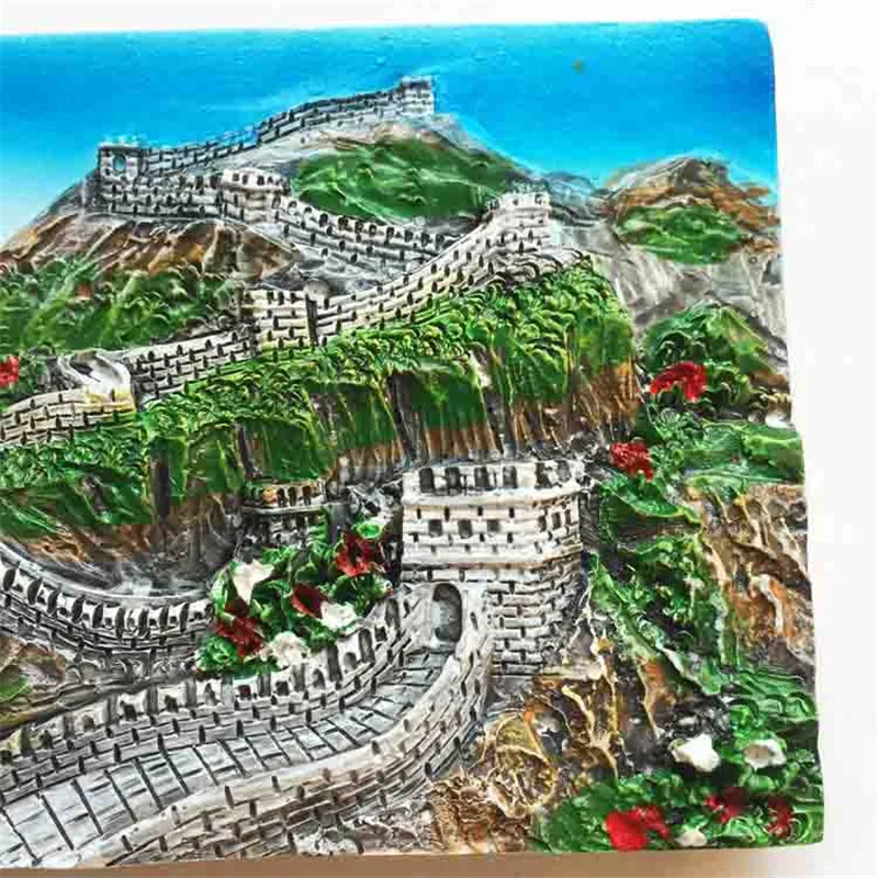 Badaling Великая стена модель наклейка на холодильник Китай Пекин пейзаж магниты