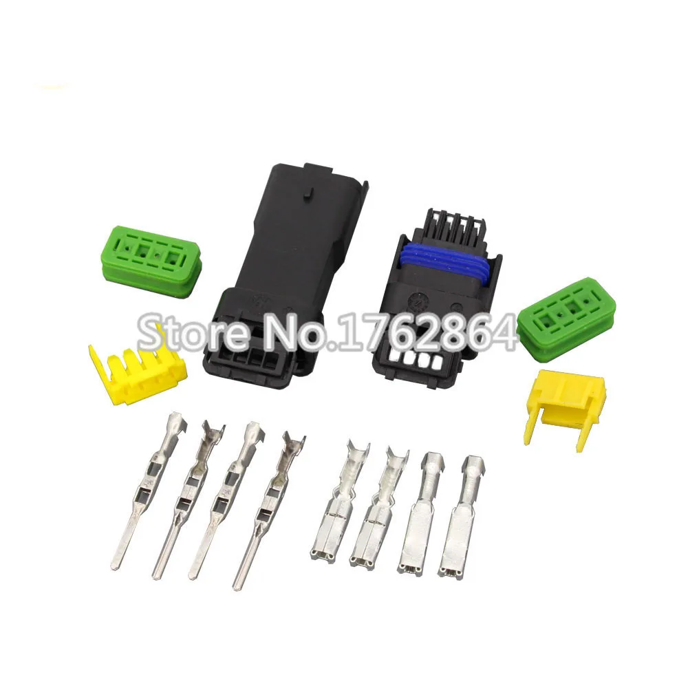 5 комплектов 4 контакта фонарь с внутренним и наружсветильник разъемами |