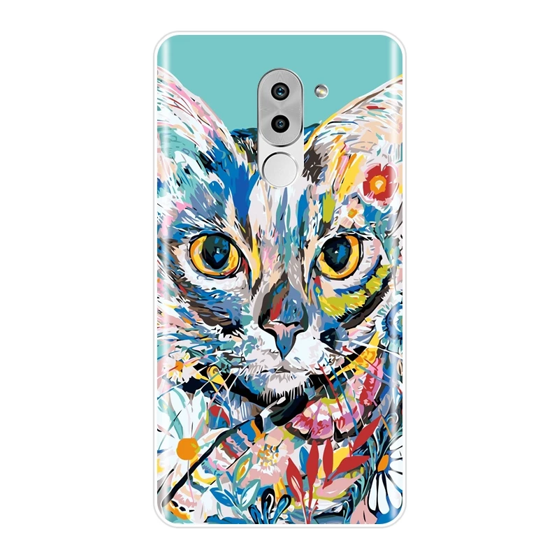 Чехол для Huawei Honor 4C 5C 6C 6A Pro мягкий силиконовый чехол-накладка с рисунком кролика