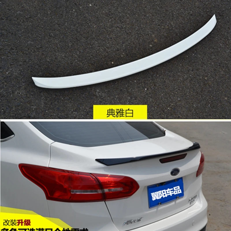 Для ford focus spoiler2015 2017 высококачественный задний спойлер из АБС пластика для