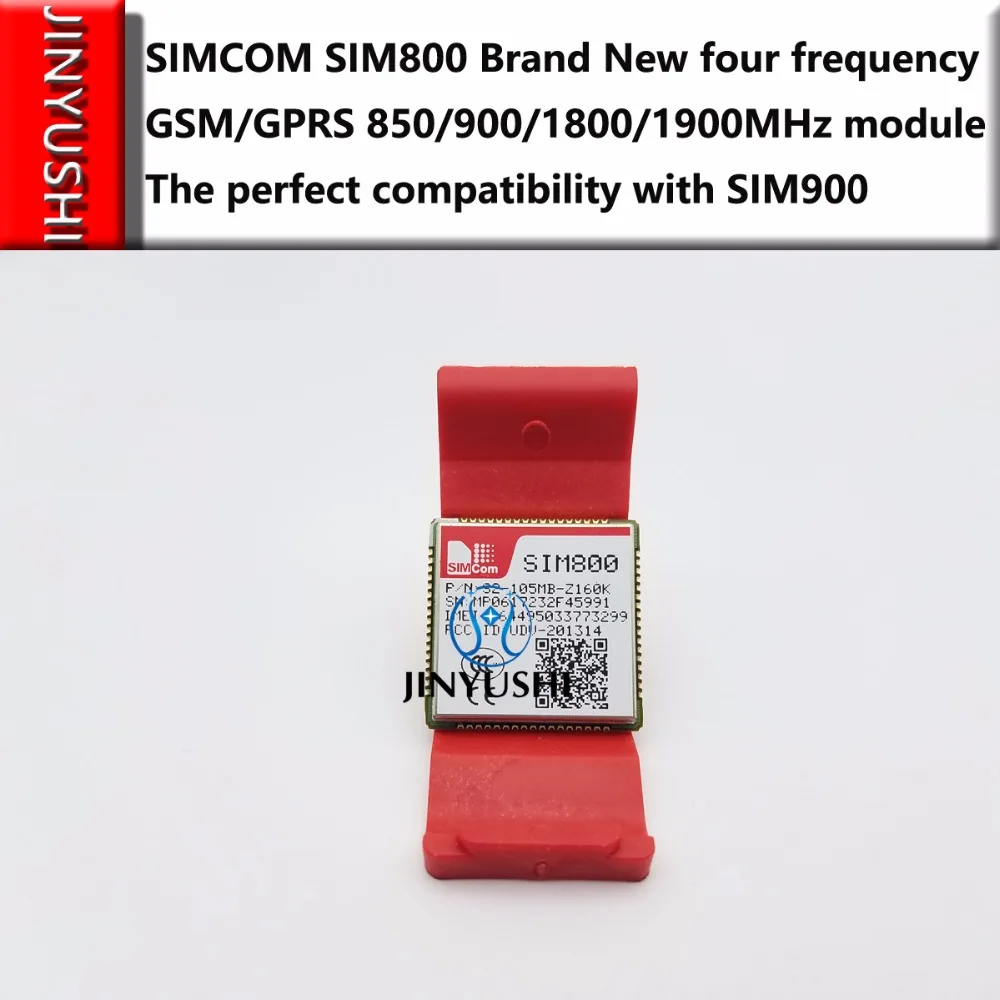 Четырёхчастотный модуль JINYUSHI для SIMCOM SIM800 GSM/GPRS 850/900/1800/1900 МГц Идеальная