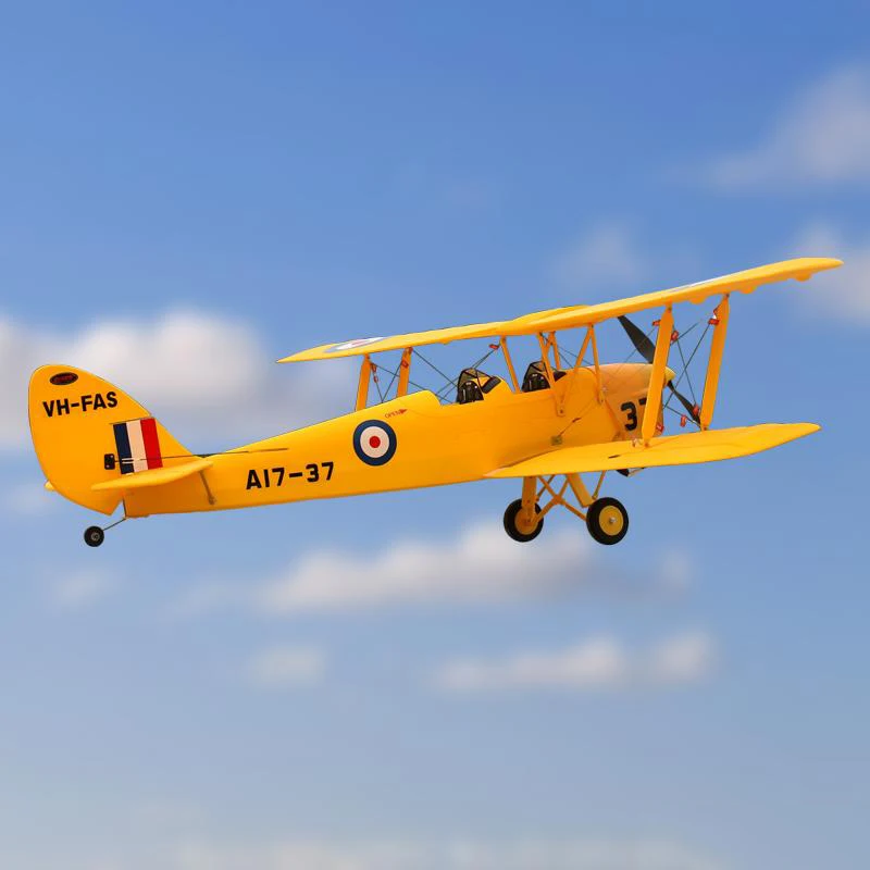 Dynam 1270 мм Tiger Moth RC RTF пропеллер самолет с мотором ESC сервоприводы батареи TH03657
