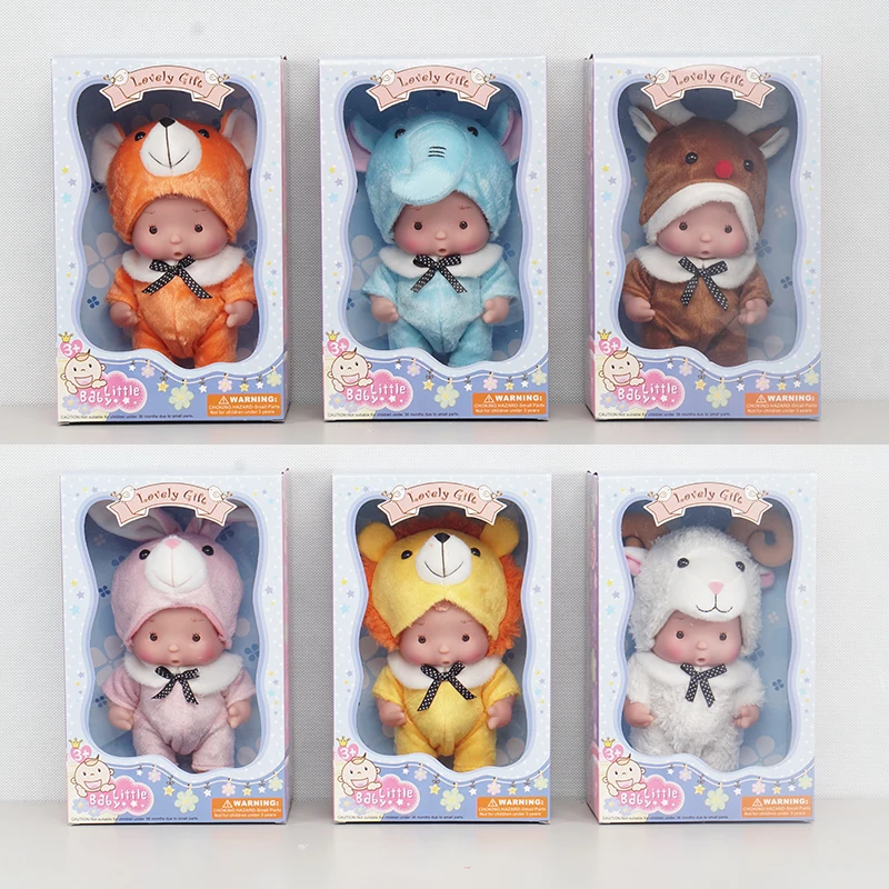 Милые куклы ручной работы игрушки для малышей 7 дюймовая кукла животное игрушка