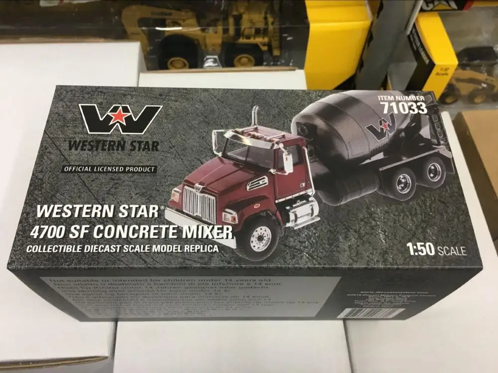 Western Star 4700 SF бетоносмеситель масштаб 1/50 по литья под давлением мастеров DM71033|farm
