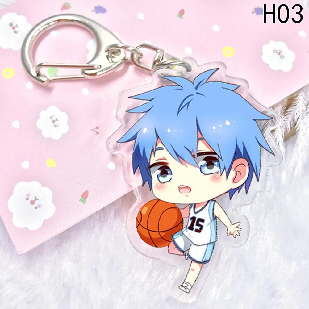 Акриловый брелок Kuroko без корзины подвеска для автомобильного ключа аксессуары