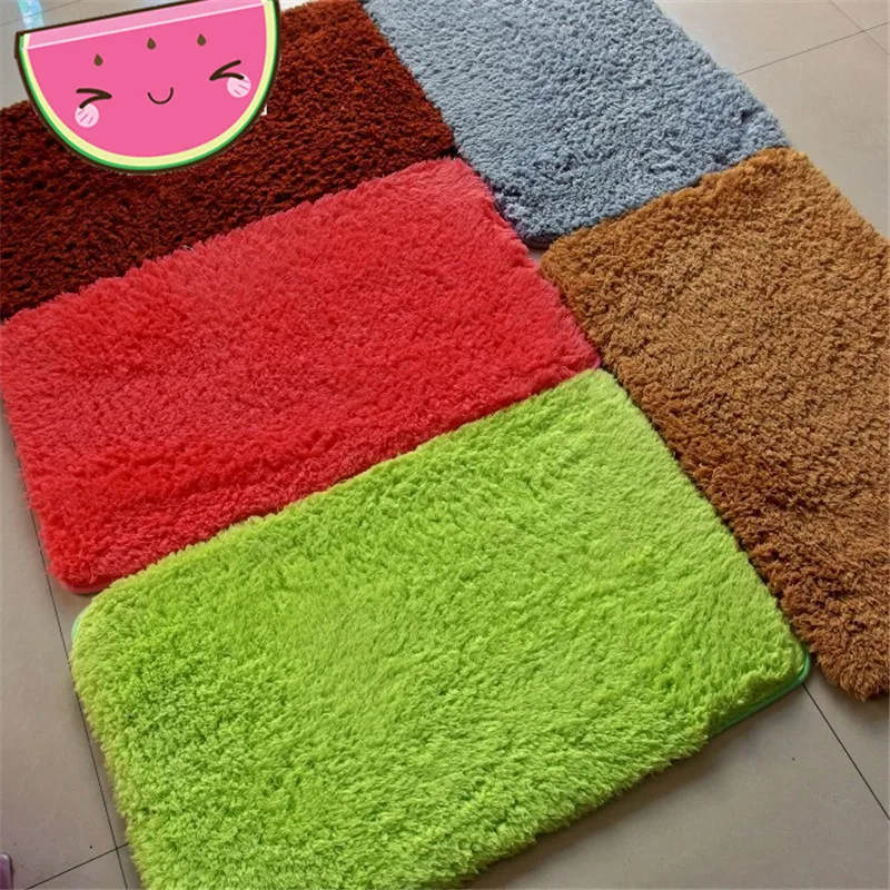 

Free Shipping 40*60cm 50*80cm Bathroom Absorbent Carpet Pad Non-slip Kitchen Door Mat Home Rugs Anti Slip Living Room Pad