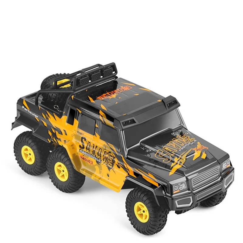 Большой размер 1:18 Scaled Accelerator 2 4G 6WD шестиколесный Бигфут Рок Гусеничный RC