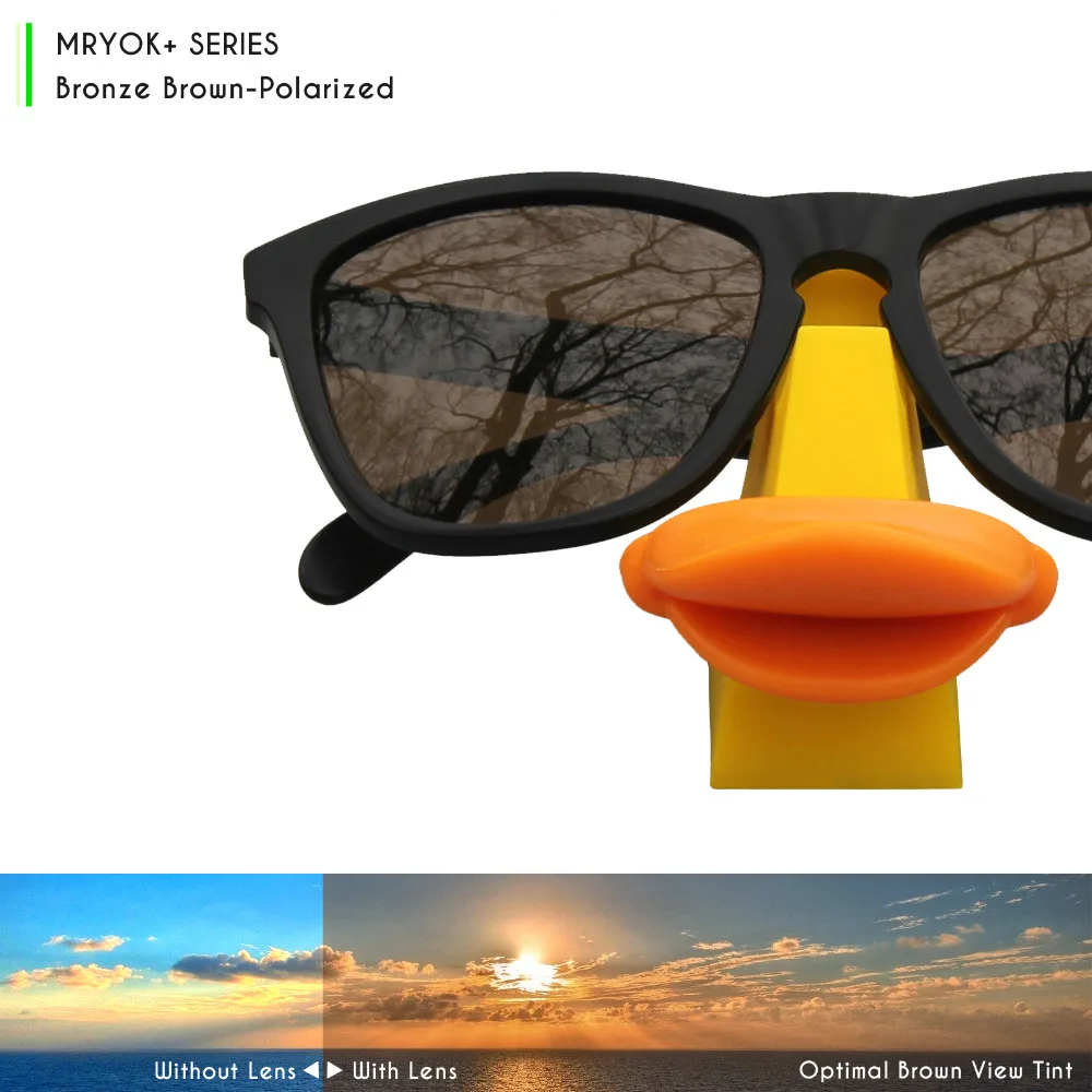 Mryok + поляризованные линзы для замены морской воды солнцезащитных очков Оукли