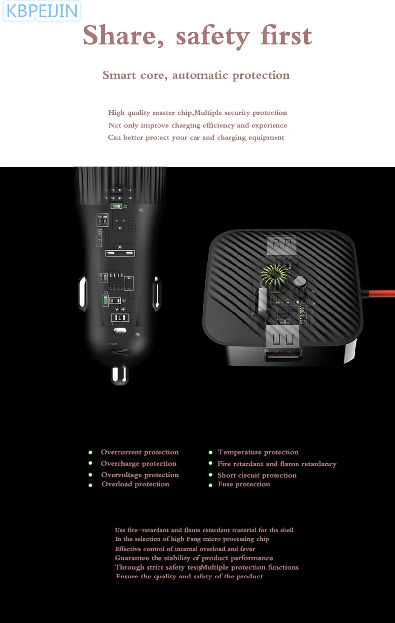 Адаптер USB для переднего и заднего сиденья автомобиля адаптер с удлинителем Opel