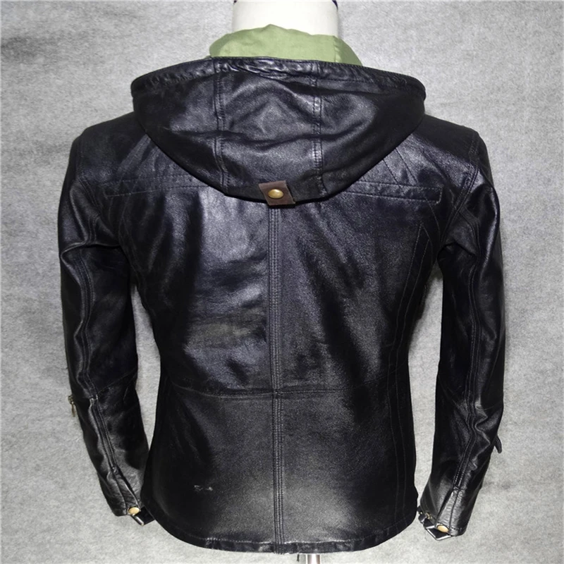 Мужская куртка из натуральной овчины зимняя кожаная куртка|jacket jacket|jacket leather
