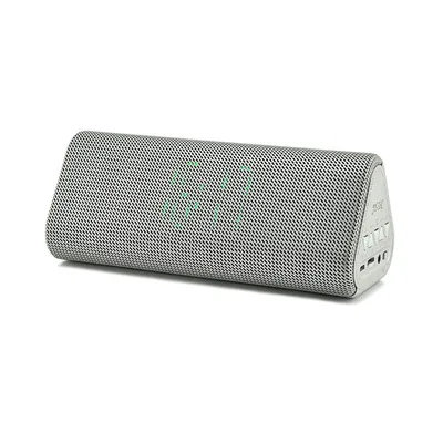 Silver Портативный беспроводной Душ динамик с микрофоном TF FM часы HD аудио Громкая связь музыкальная звуковая коробка для iPhone Компьютер - Цвет: Silver