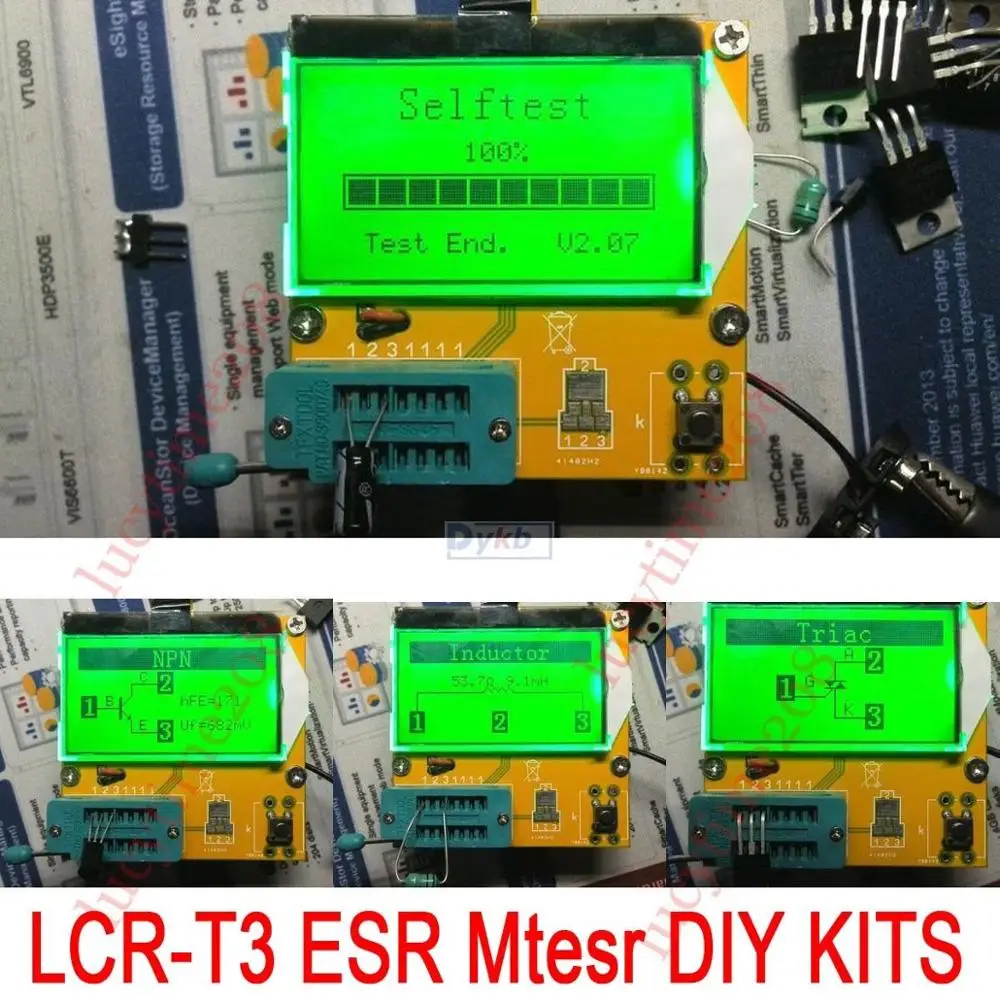 Dykb DIY транзисторный набор Mega328 тестер диодный триодный конденсатор +