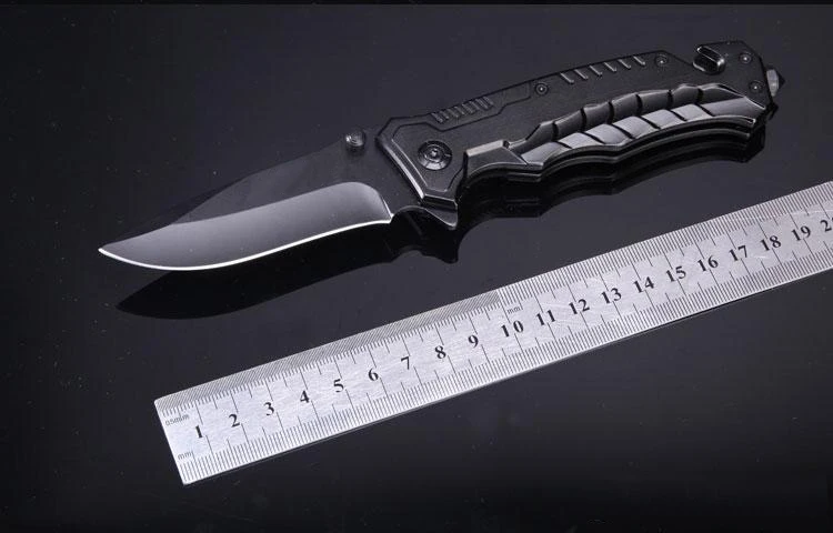 Складной нож Cobra Design черный для кемпинга инструменты активного отдыха