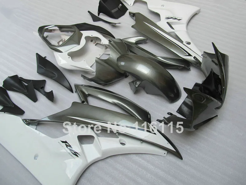 Низкая цена обтекатель комплект для YAMAHA YZF R6 2006 2007 Белый Черный Кузов Обтекатели 06