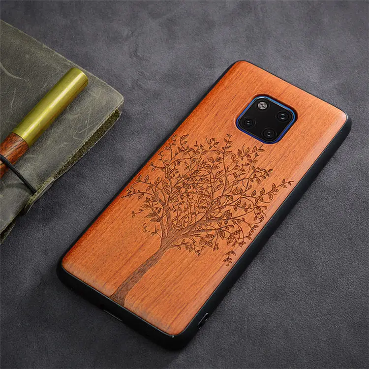 as picture Резной деревянный ящик для huawei mate 20 huawei mate 20 pro противоударный чехол TPU бампер чехол для huawei mate 20 X чехол из дерева - Цвет: as picture