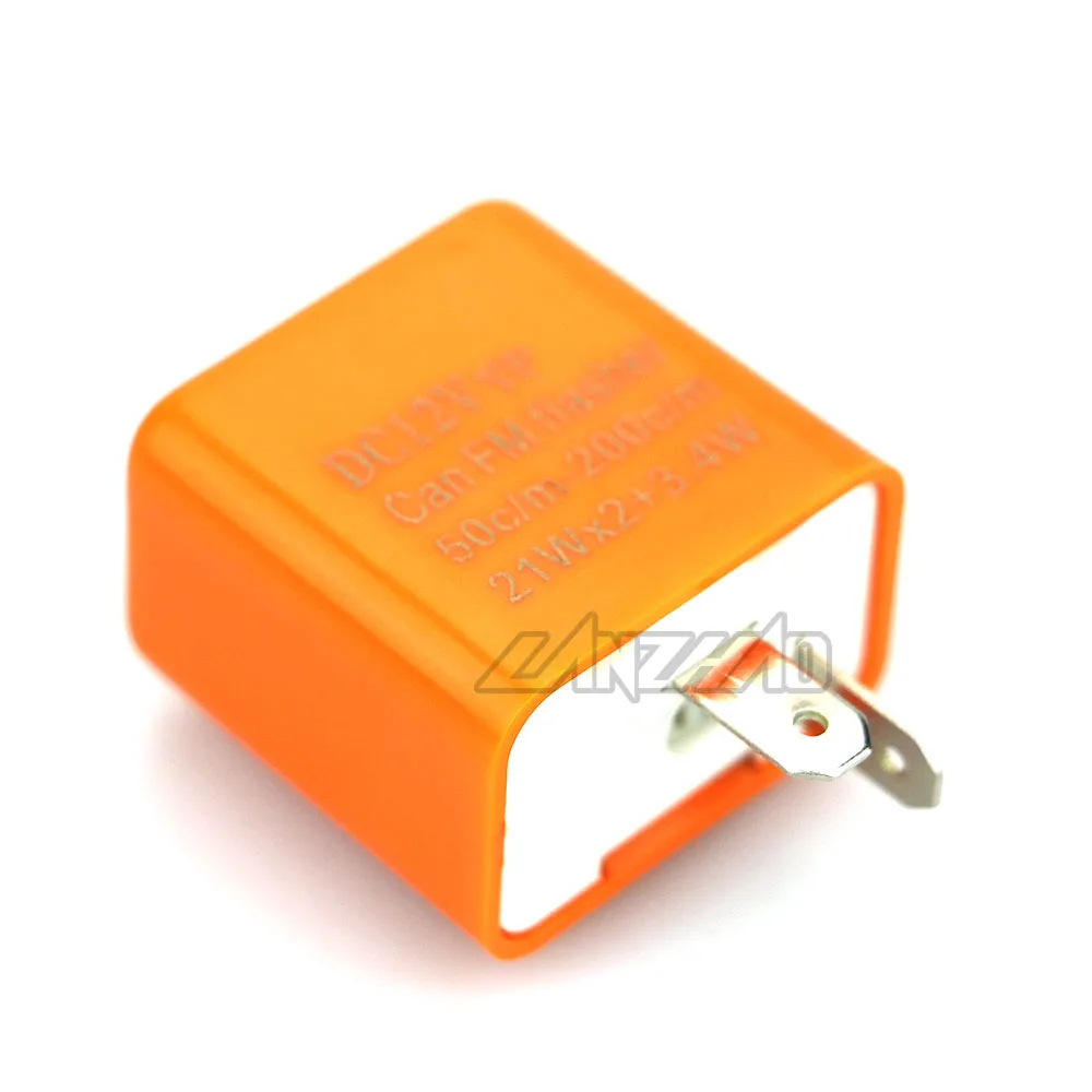 2 Pin DC-12V мотоцикл светодиодный сигнал поворота резистор света Индикатор мигалка регулятор скорости мигалка реле