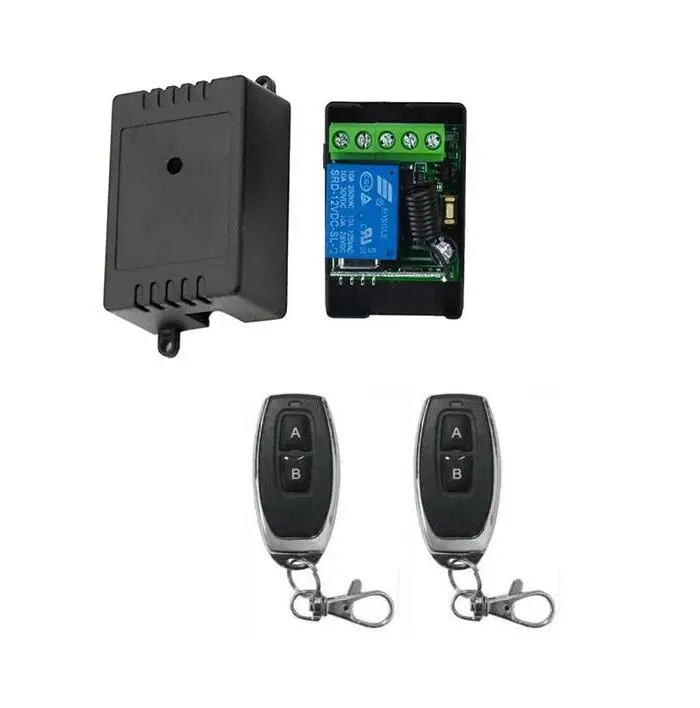 433 МГц DC12V 10A 1Ch беспроводное реле RF дистанционное управление переключатель