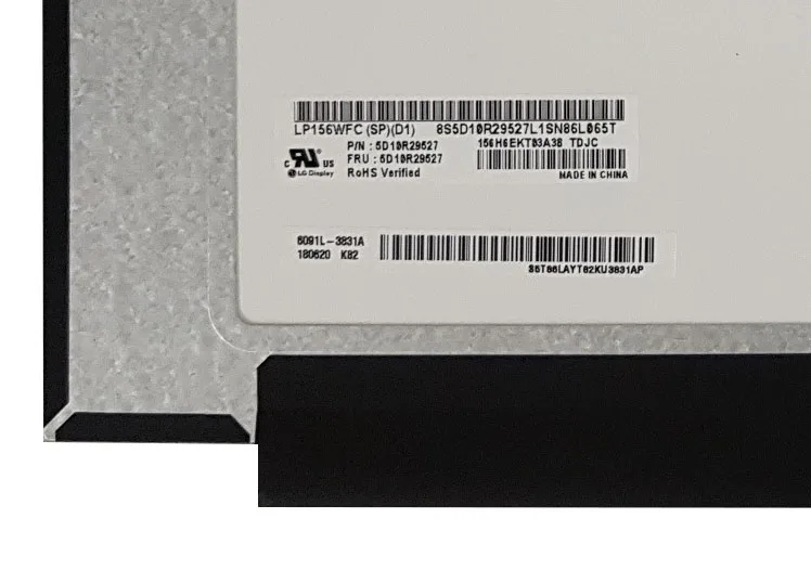 LP156WFC (SP)(D1) P/N FRU 5D10R29527 SPD1 15 6 &quotсветодиодный ЖК экран FHD 1080p дисплей запасная