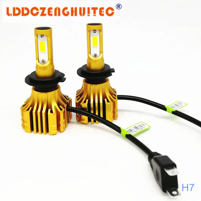 LDDCZENGTEC S5 H11 Автомобильный светодиодный фонарь 72 Вт COB H4 H7 H1 фара 6500 для