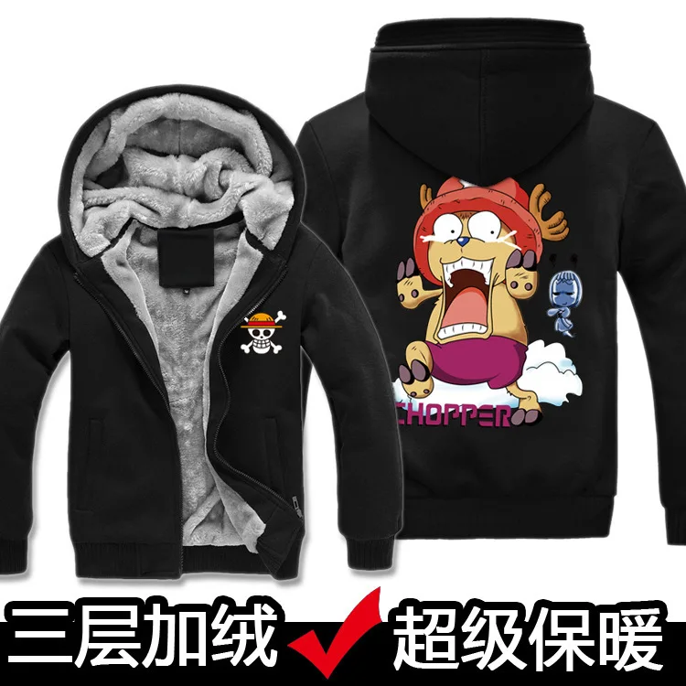 Один предмет Trafalgar Law Косплей Костюм JAnime one piece M D Косплей Луффи Толстовка Чоппер 3D принт плотное пальто на молнии