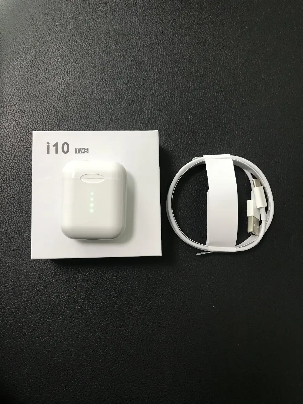Оригинальные i10 TWS беспроводные наушники Bluetooth 5,0 наушники сенсорное управление Тип C Беспроводная зарядка HiFi Музыка 3D звук наушники