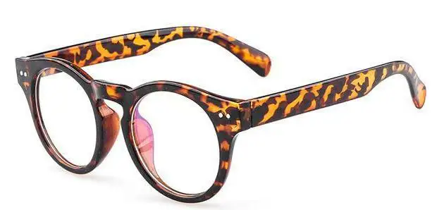 leopard Новое поступление винтажные очки дизайнерские очки защитные очки, оправа очки Oculos de grau женские Feminino - Цвет оправы: leopard