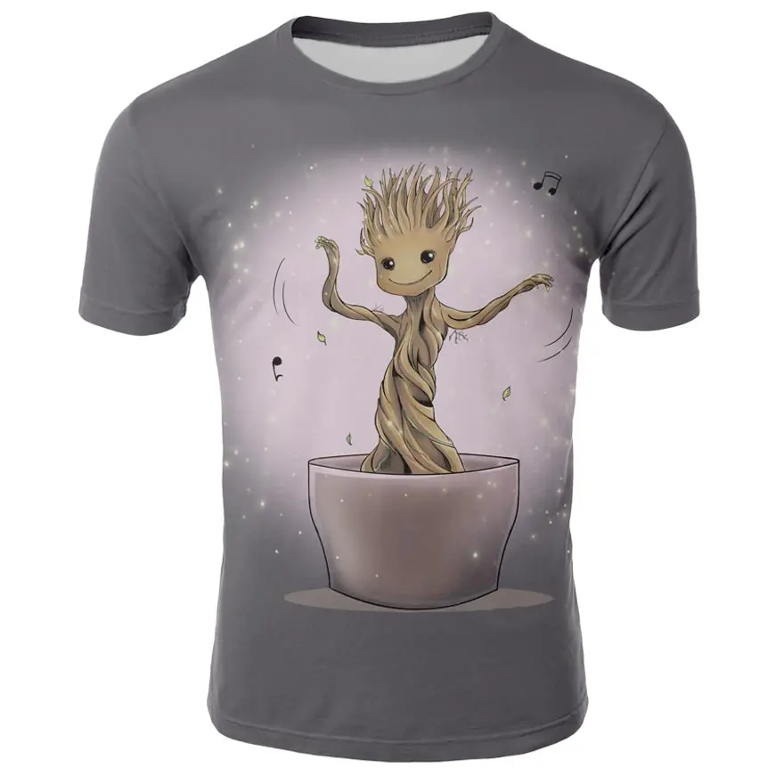 Groot футболки для мужчин унисекс X planet monarch Bounty Hunter фильм о супергероях стражи