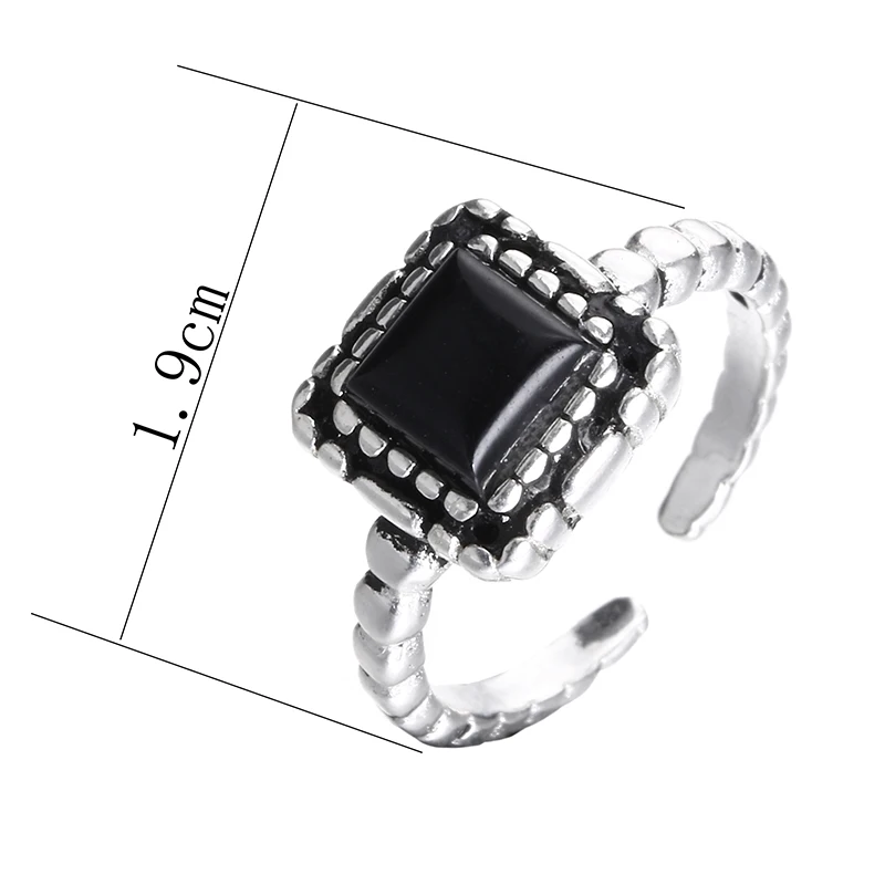 Женское кольцо стразы из тайского серебра 925 пробы в стиле ретро|jewelry gift|ring