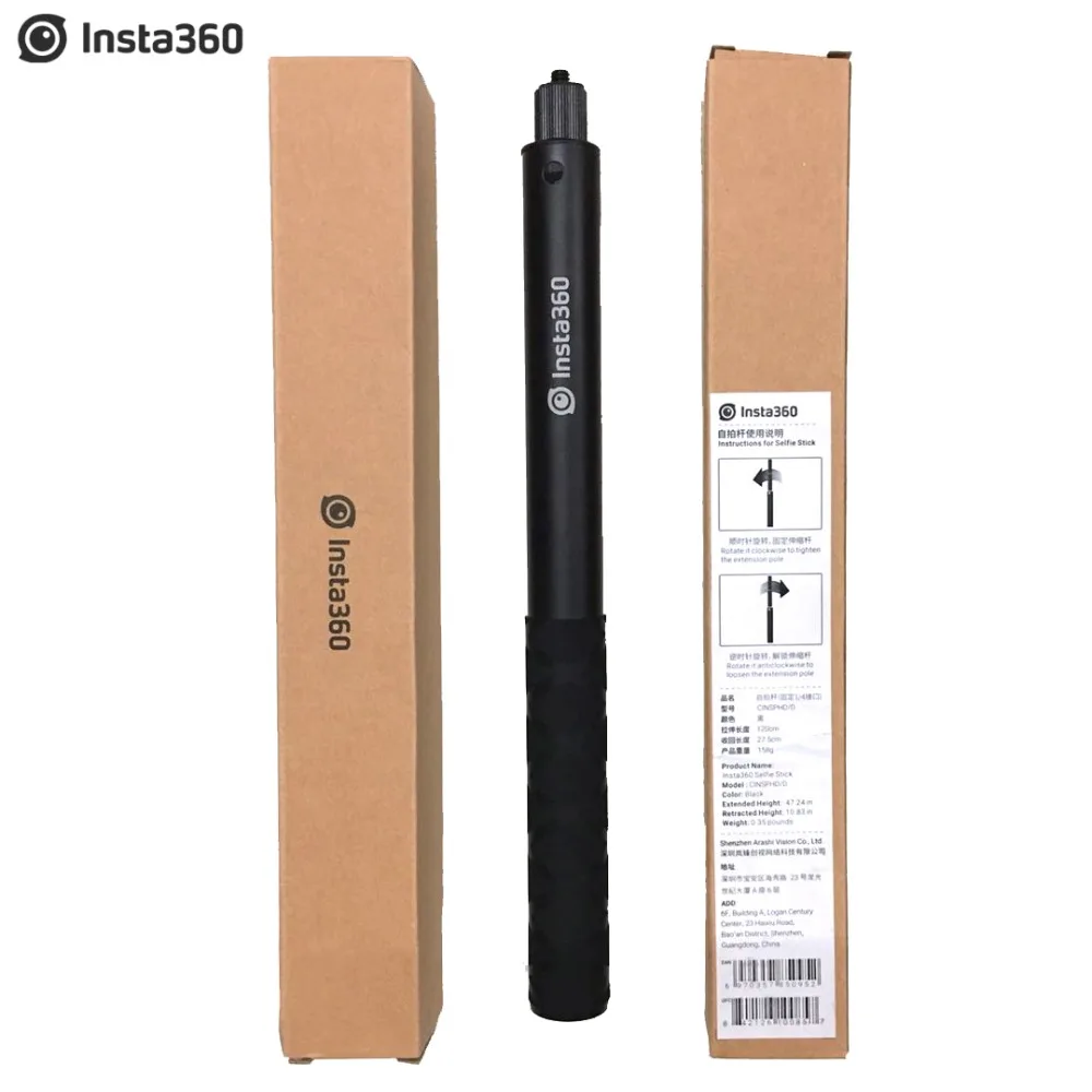 Оригинальный Insta360 ONE X/ONE Selfie Stick 1/4 винтовой порт ручной монопод для VR экшн камеры