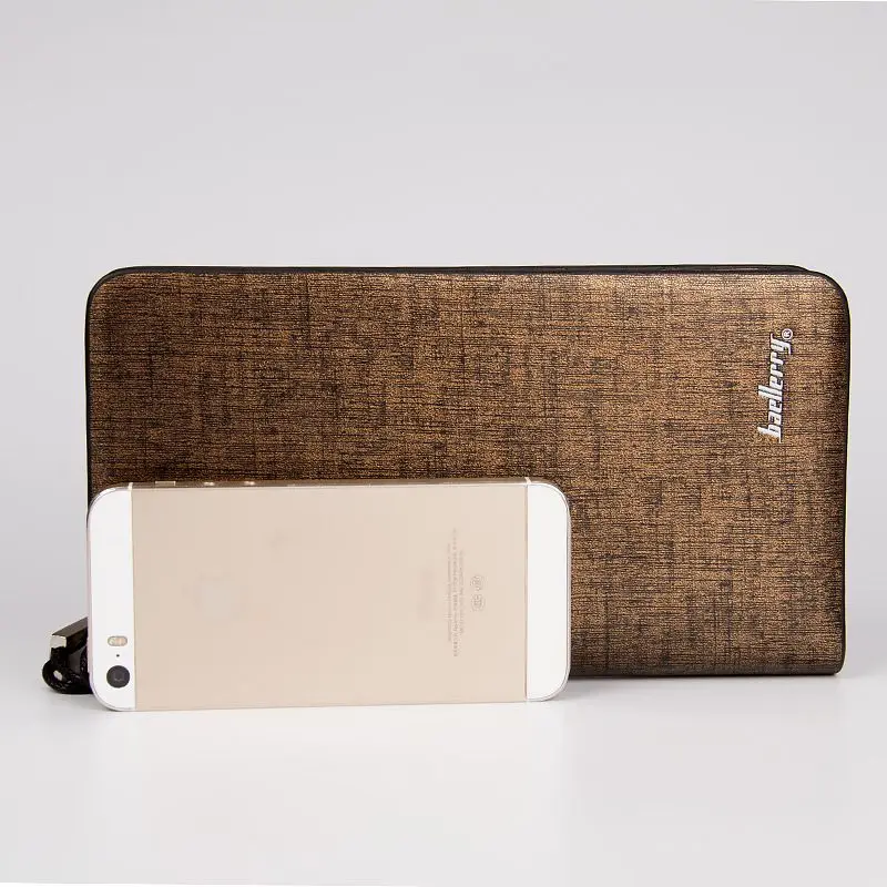 Новое поступление бренд 2018 мужские кошельки качественный Топ Кошелек на молнии