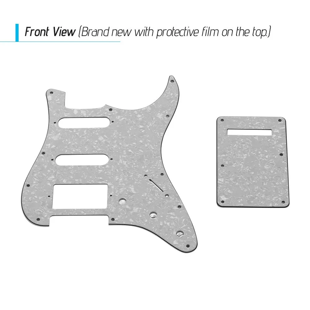 Комплект защитных гитар SSH с задней пластиной и винтами ПВХ палочки для