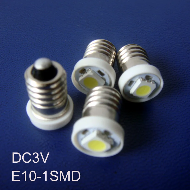 Высокое качество E10 3V Led Lamp DC3V light LED Pilot lamp Instrument Light Bulb Бесплатная доставка 100