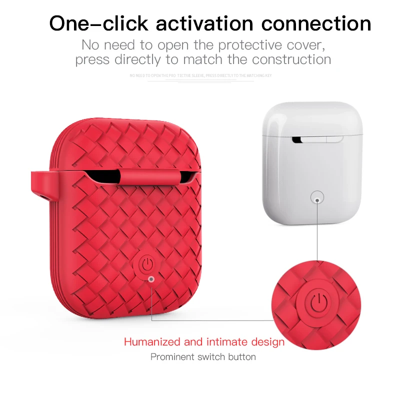 ! ACCEZZ Bluetooth беспроводной Чехол для наушников Apple Airpods аксессуар беспроводные